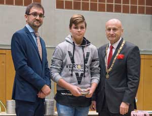 kampfkunstschule eisheuer - Sportlerehrung - Manuel Engel